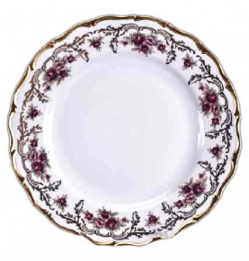 Набор тарелок 25 см 6 шт  Bohemia Porcelan Moritz Zdekauer 1810 s.r.o. "Анжелика /Плетистая роза" / 045998