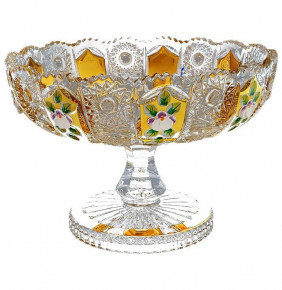 Ваза для конфет 20,5 см н/н  Aurum Crystal "Хрусталь с золотом" / 033512