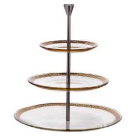 Этажерка 3-х ярусная  Astra Gold &quot;Провенза/Блэк&quot; / 070009