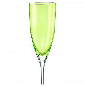 Бокалы для шампанского 220 мл 2 шт зеленый  Crystalex CZ s.r.o. "Кейт" / 111317