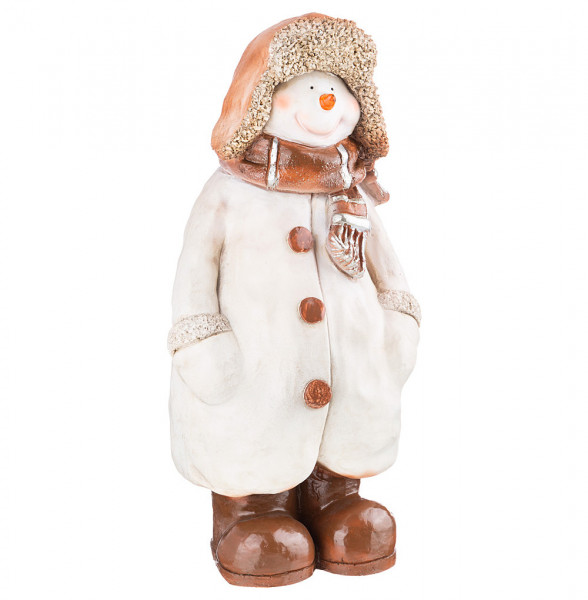 Изделие декоративное 50 см  LEFARD &quot;Снеговик в пальто и в шапке&quot; / 271172