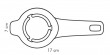 Отделитель белков 17 см &quot;Tescoma /DELÍCIA&quot; / 142071