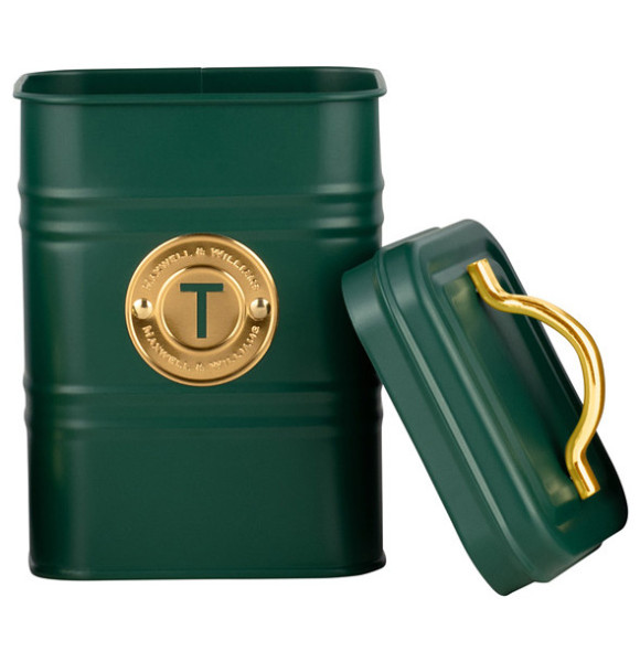 Набор банок для сыпучих продуктов 18 см 3 шт 1,45 л зелёные  Maxwell &amp; Williams &quot;Grantham&quot; (подарочная упаковка) / 335212