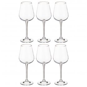 Бокалы для белого вина 330 мл 6 шт  Crystalite Bohemia &quot;Ardea /Амундсен /Без декора&quot; / 105353