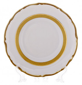 Набор тарелок 19 см 6 шт  Bavarian Porcelain "Мария-Тереза /Золотая матовая лента" / 098585