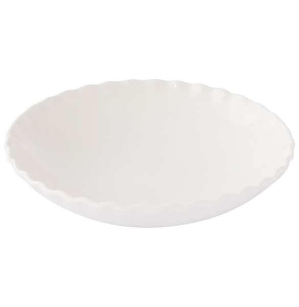 Набор тарелок 20 см 6 шт глубокие белые  Easy Life &quot;Onde&quot; / 348491