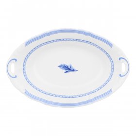 Блюдо 17 см овальное глубокое  Leander "Соната /Листья /3388" / 366375