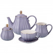 Чайный сервиз на 6 персон 15 предметов  LEFARD &quot;Фиолет /Золото&quot; / 186992