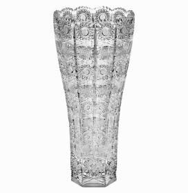 Ваза для цветов 30,5 см  Crystal Bohemia &quot;VICTORIA 500 PK&quot; богатая шлифовка / 104563