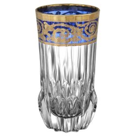 Стаканы для воды 400 мл 6 шт синие  Art Design &quot;Адажио /Италия золото&quot; / 289753