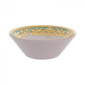 Пиала 13 см  Falkenporzellan "Наталия /Бирюза в золотой роскоши" / 211982
