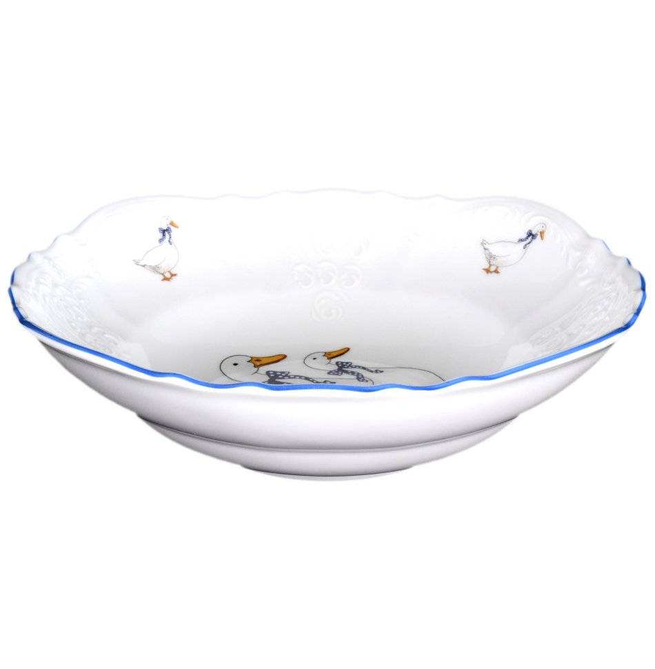 Салатник 23 см  Jeremy s.r.o. "Бернадотт /Гуси" Е-М / 088758 в Санкт-Петербурге