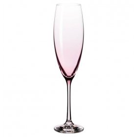 Бокалы для шампанского 230 мл 2 шт  Crystalex CZ s.r.o. &quot;София /90601 /Розовые&quot; / 257219