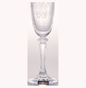 Бокалы для шампанского 175 мл 6 шт  Crystalite Bohemia "Клеопатра /375374" / 005733