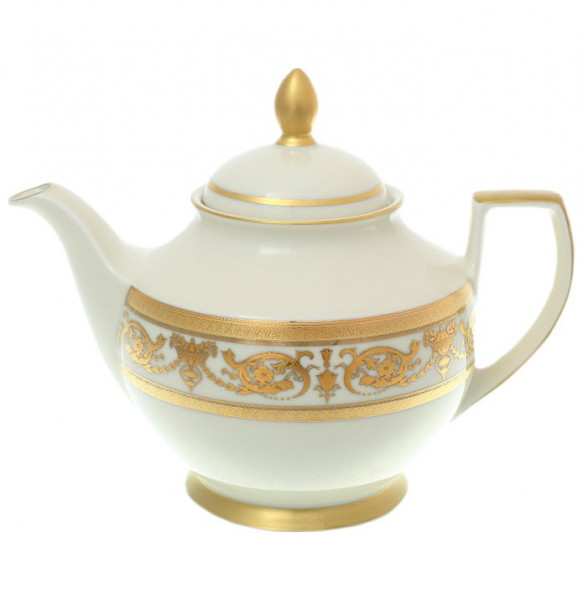 Заварочный чайник 1,2 л  Falkenporzellan &quot;Констанц /Императорское золото&quot; крем. / 137642
