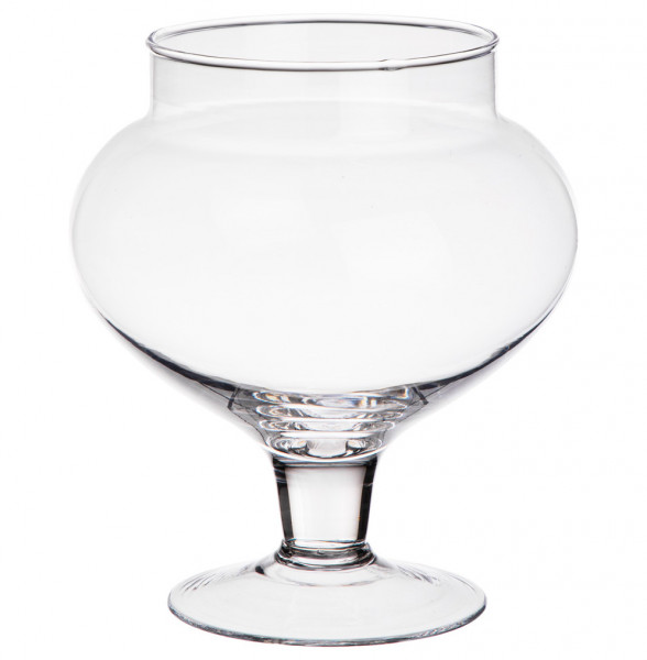 Конфетница 15 х 25 см н/н с крышкой  Alegre Glass &quot;Sencam&quot; / 289051