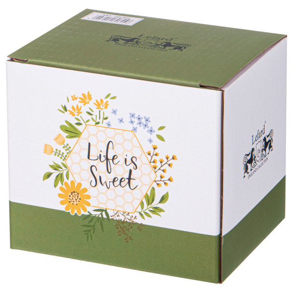 Кружка 370 мл  LEFARD &quot;Flower field /Life is sweet&quot; / 335174