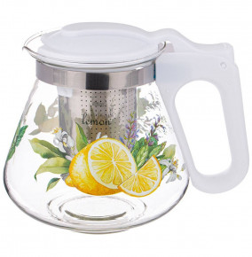 Заварочный чайник 700 мл с фильтром  Agness "Лимон" / 274906