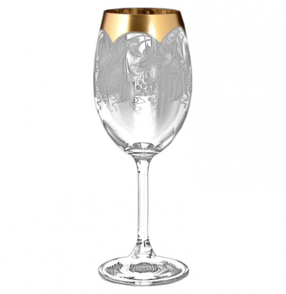 Бокалы для белого вина 250 мл 6 шт  Crystalex CZ s.r.o. &quot;Лара /Матовый узор&quot; E-V / 108826
