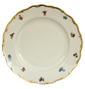 Блюдо 30 см круглое  Bohemia Porcelan Moritz Zdekauer 1810 s.r.o. "Анжелика /Мелкие цветы /СК" / 057311