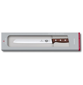 Нож для хлеба 21 см  Victorinox "Rosewood" ручка розовое дерево / 316345