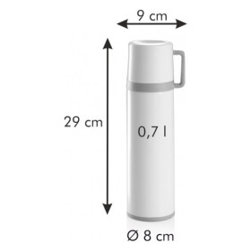 Термос 700 мл с кружкой &quot;Tescoma /CONSTANT CREAM&quot; / 168020