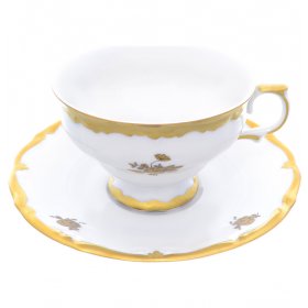 Набор чайных пар 6 шт Chodov "Корона /Золотая роза" / 226948