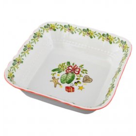 Салатник 17 см квадратный  Leander &quot;Мэри-Энн /Новый год&quot; / 157950