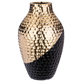 Ваза для цветов 16 х 16 х 26 см  LEFARD &quot;Black &amp; Gold&quot; / 230231