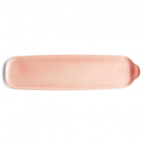 Блюдо 42 х 11,4 х 2,3 см прямоугольное розовое "Аперитив /Emile Henry" / 277825