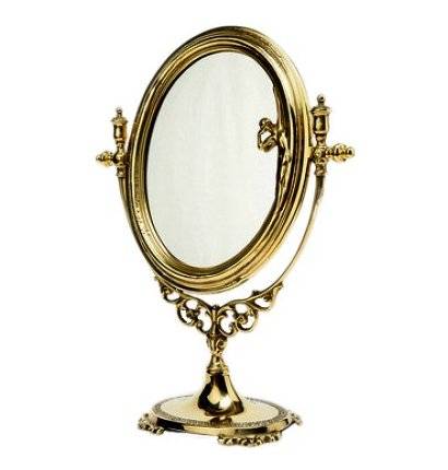 Зеркало  ALBERTI LIVIO &amp; C S.A.S. &quot;Либерти&quot; 28 х 37 см латунь &quot;A.Livio&quot; / 104749