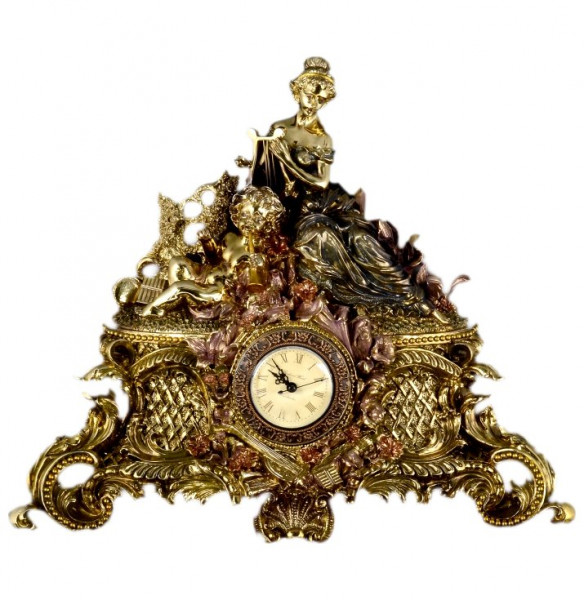 Часы 50 см каминные  Royal Classics &quot;Девушка с арфой&quot; / 093945