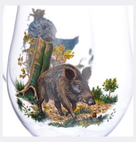 Бокал для пива 550 мл 1 шт  Crystalex CZ s.r.o. &quot;Охота /Кабан&quot;  / 197127