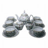 Чайный сервиз на 6 персон 15 предметов  Thun "Бернадотт /Цветочный декор" / 232203