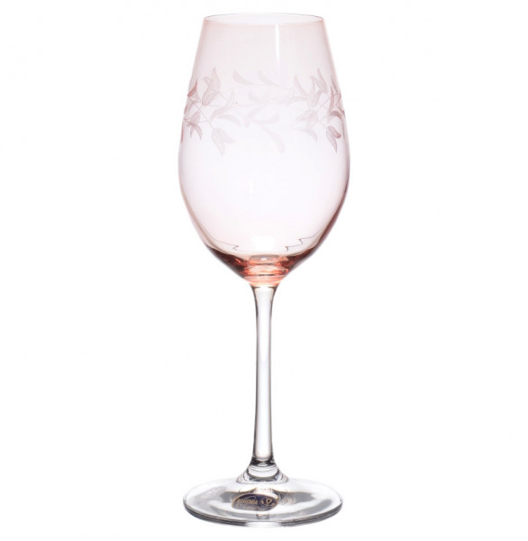 Бокал для белого вина 250 мл 1 шт  Crystalex CZ s.r.o. &quot;Виола /Ассорти /с рисунком&quot; (пурпурный) / 133468