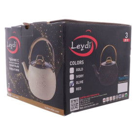 Чайник 3 л антипригарное покрытие оливковый  Repast &quot;Leydi /Elite Royal Goldt&quot;  / 312747