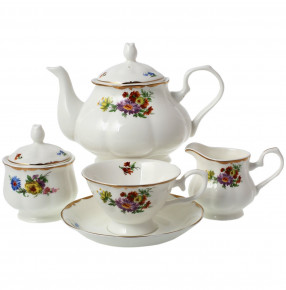 Чайный сервиз на 6 персон 15 предметов  Royal Classics "Мейсонский букет" / 137047