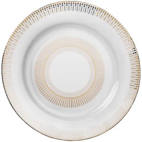 Набор тарелок  25 см 6 шт  Cmielow "Ивонн /Золотые ромбы" / 252905