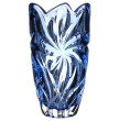 Ваза для цветов 28 см  Aurum Crystal &quot;Flora /Голубая&quot; / 286652