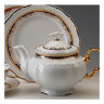 Чайный сервиз на 6 персон 15 предметов  Thun "Мария-Луиза /Лилии на синем" / 056415