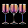 Бокалы для красного вина 420 мл 3 шт  LEFARD &quot;Лиловая дымка&quot; / 250891