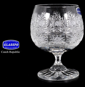 Бокалы для бренди 190 мл 6 шт "Glasspo /Хрусталь резной" / 028501