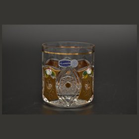 Стаканы для виски 330 мл 6 шт  Glasspo &quot;Хрусталь с золотом&quot; / 011759