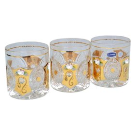 Стаканы для виски 330 мл 6 шт  Glasspo &quot;Хрусталь с золотом&quot; / 011759