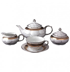 Чайный сервиз на 6 персон 15 предметов  Thun "Николь /Гармония" / 037452