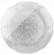 Тарелка 21 см акцентная  АКСАМ &quot;Snowflake silver&quot; / 259710