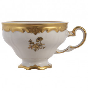 Чашка чайная 210 мл 1 шт  Weimar Porzellan "Роза золотая /золото" / 223461