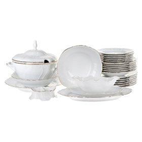 Столовый сервиз на 6 персон 25 предметов Thun "Бернадотт /Отводка золото" / 006071