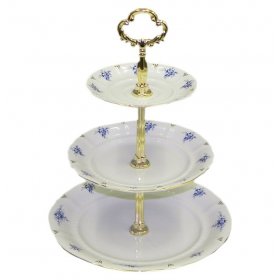 Этажерка 3-х ярусная  Leander &quot;Соната /Голубой цветок&quot; / 158049