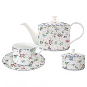 Чайный сервиз на 6 персон 14 предметов (без молочника)  Anna Lafarg Emily &quot;Букингем&quot; (подарочная упаковка) / 291327